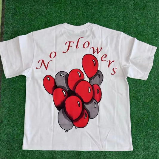 NO FLOWERS TEE VOL 1. (WHITE)