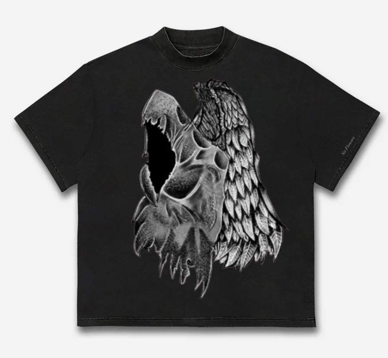 NO FLOWERS VOL. 2 FALL TEE (BLACK)