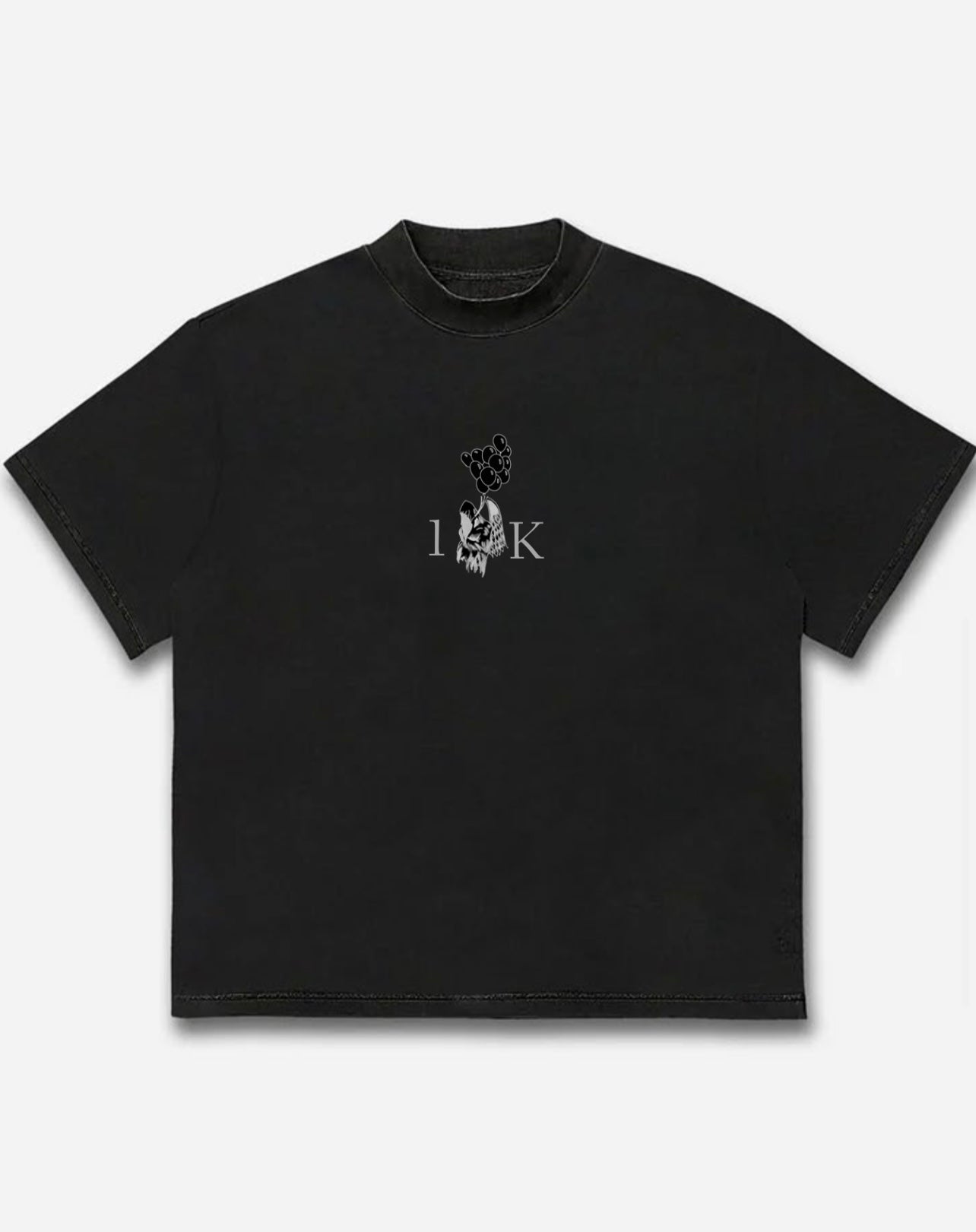 NO FLOWERS FRIENDS & FAMILY LL1K Corey Pritchett TEE (Black) ￼